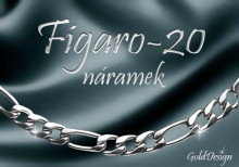 Figaro 20 - náramek nerez ocel